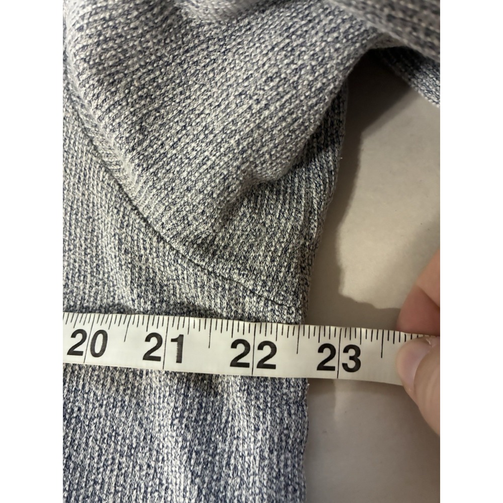 J. Jill Fringe Edge Gray Sweater Pullover Cotton Blend Sz XL Closet, Staple - Picture 6 of 8